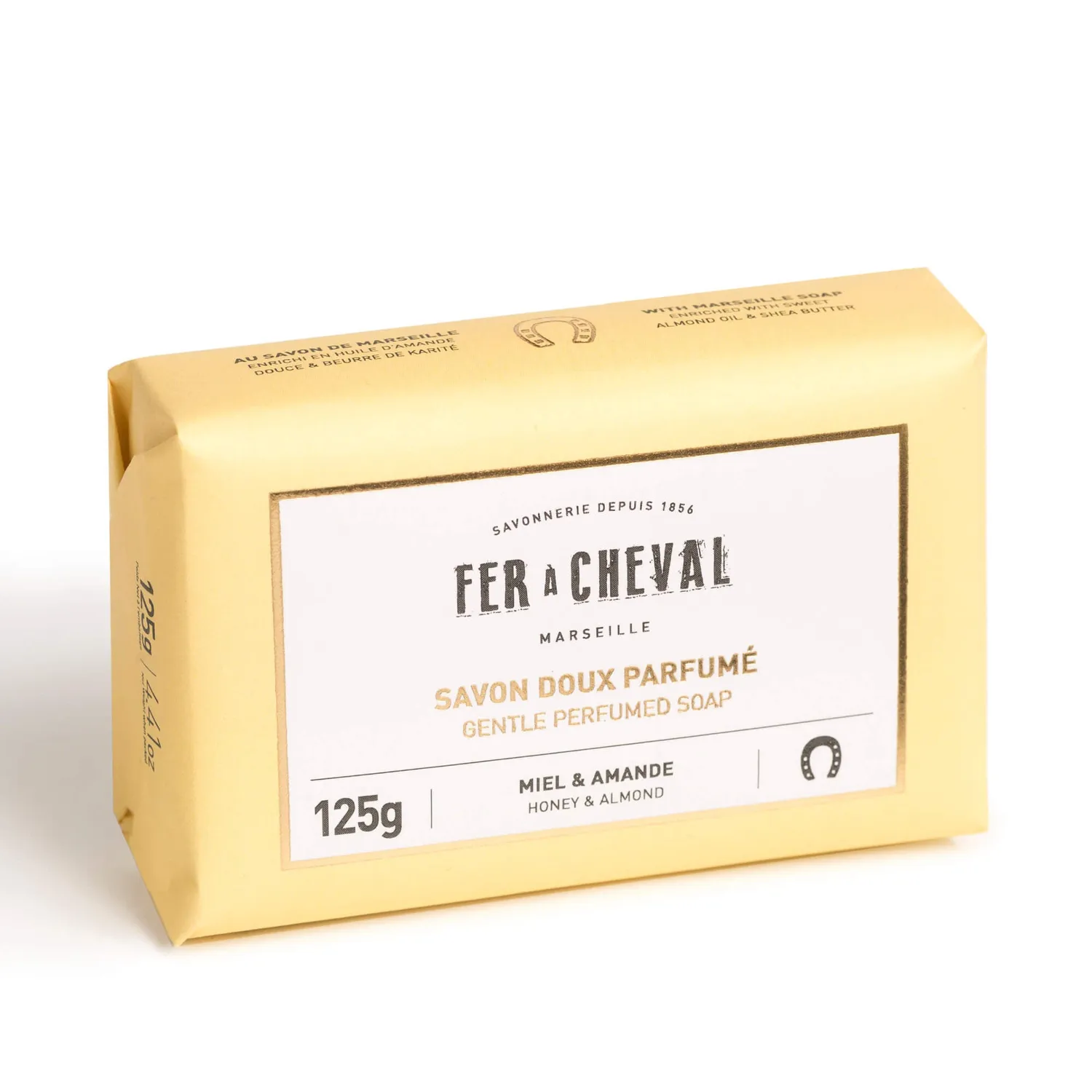 Savonnerie Fer à Cheval Gourmandise coffret savons miel amande 4 soins