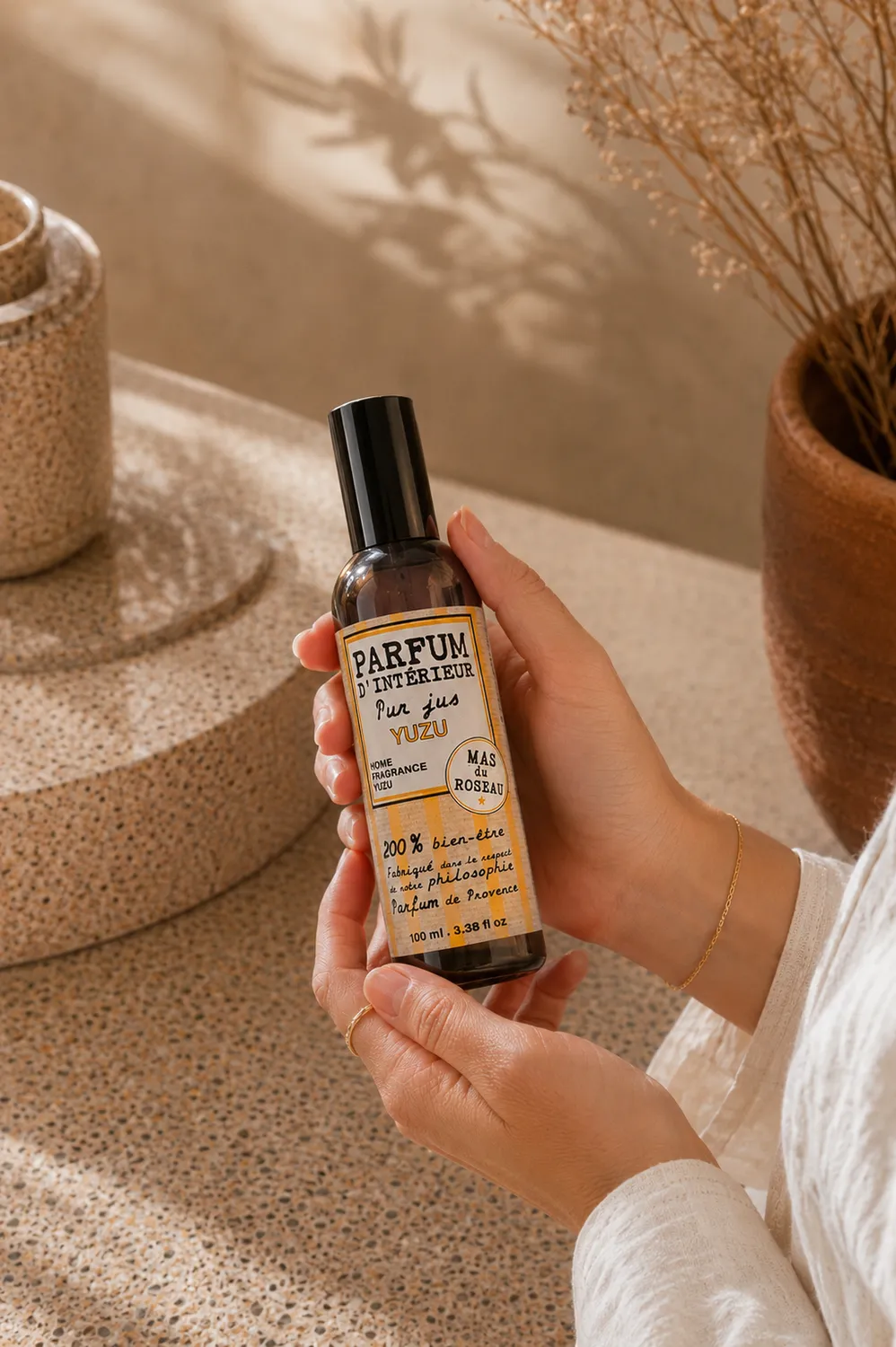 Mas du Roseau Philosophie Yuzu parfum d'intérieur spray