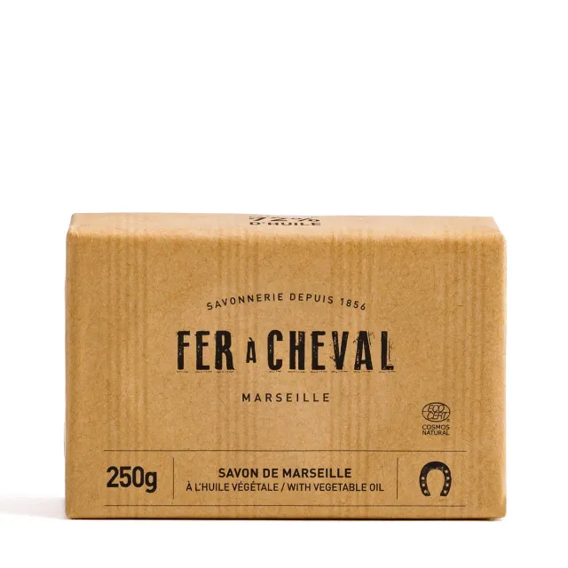 Fer à Cheval Savon de Marseille Savonnette Végétale 250g sans parfum