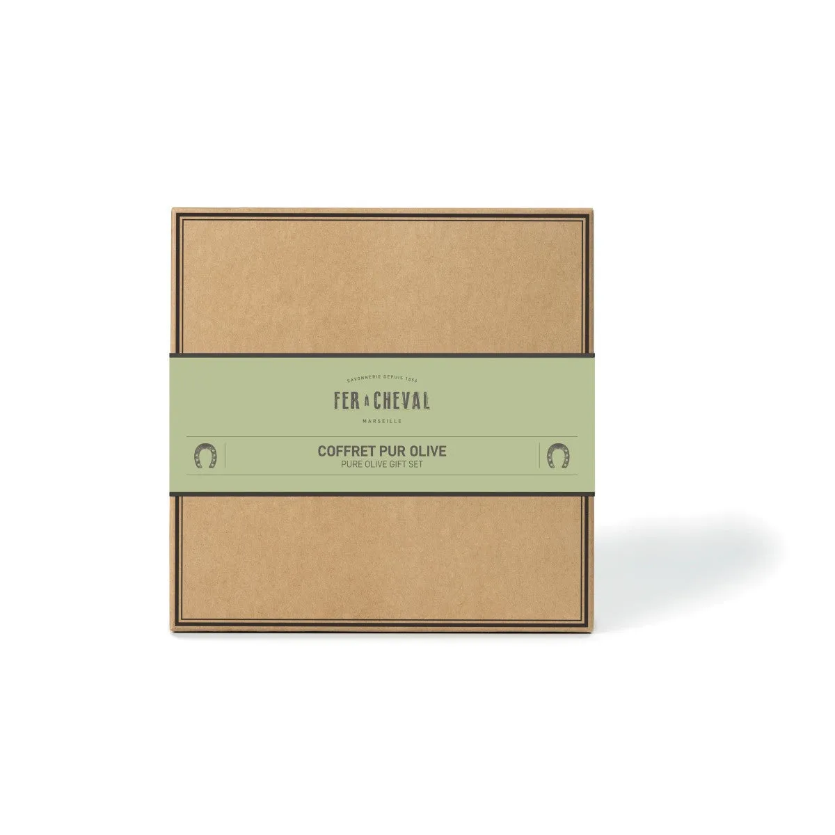Savonnerie Fer à Cheval Coffret Savon Marseille Pur Olive