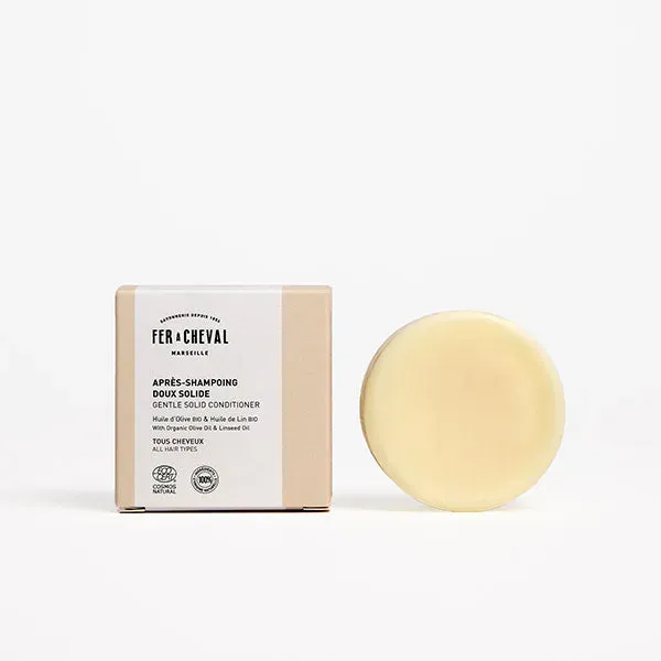 Savonnerie Fer à Cheval Après-shampoing solide 45g avoine
