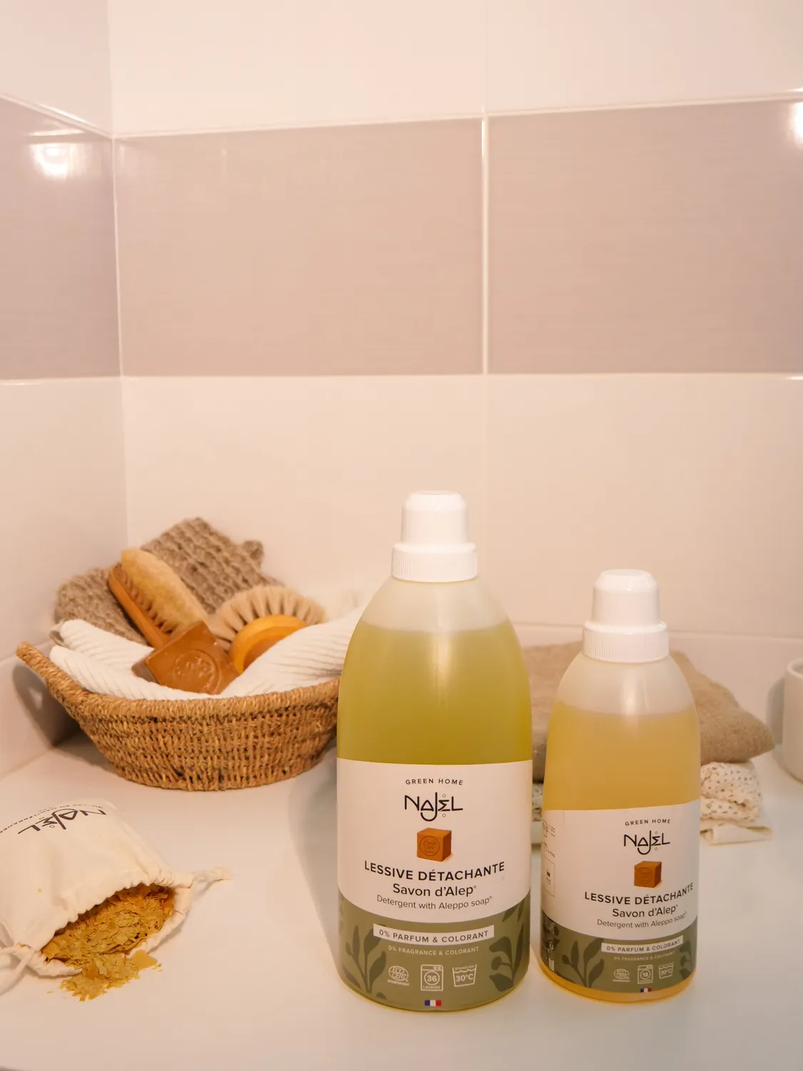 Najel lessive savon d’Alep sans parfum 2L Ecocert