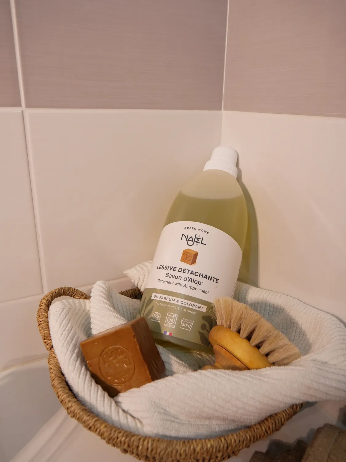 Najel lessive savon d’Alep sans parfum 2L Ecocert