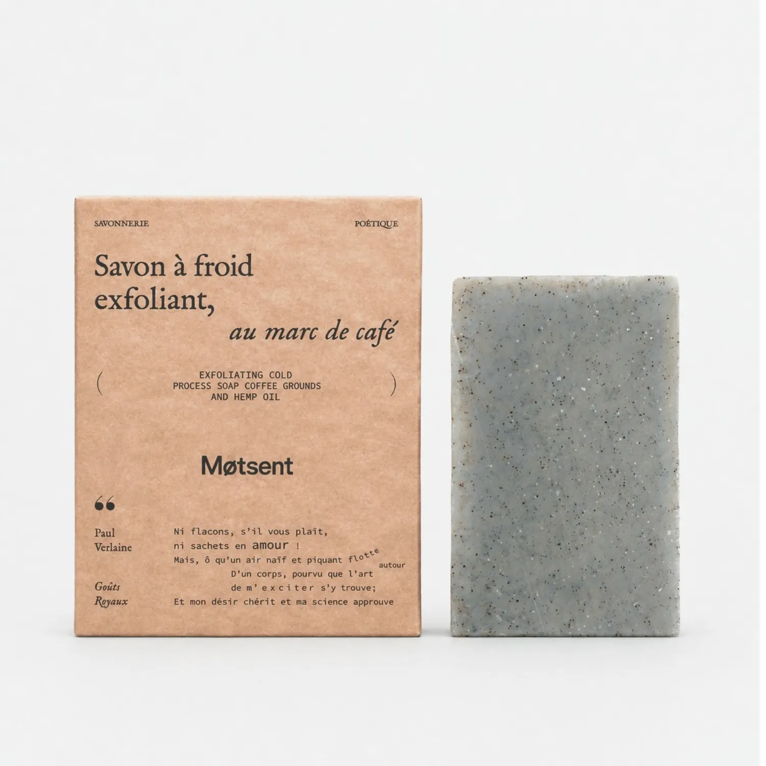 Motsent Coffret Cadeau 3 savons 2 solides + 1 liquide France