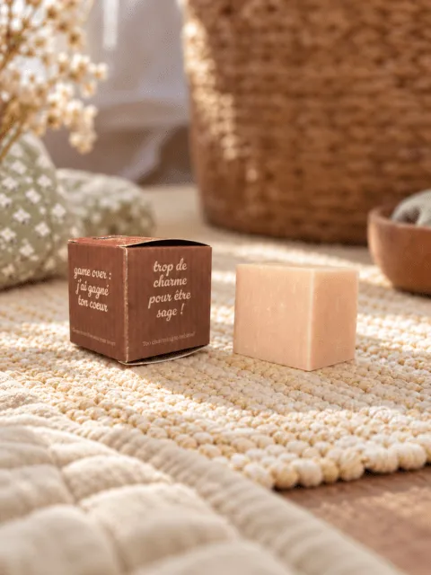 Mas du Roseau Pépites Cube Love savon 100 g pêche de vigne