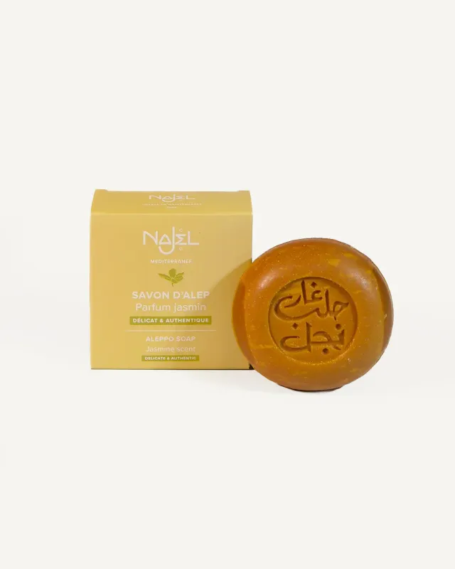 Najjar savon d’Alep jasmin 100g parfum floral