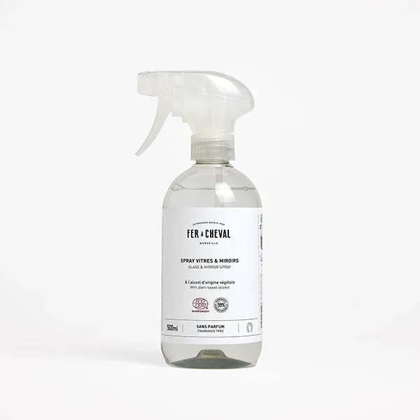 Fer à Cheval Vitres Miroirs spray 500ml sans traces