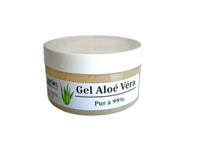 Savons d’Auxy gel aloe vera pot 100g après-soleil rasage