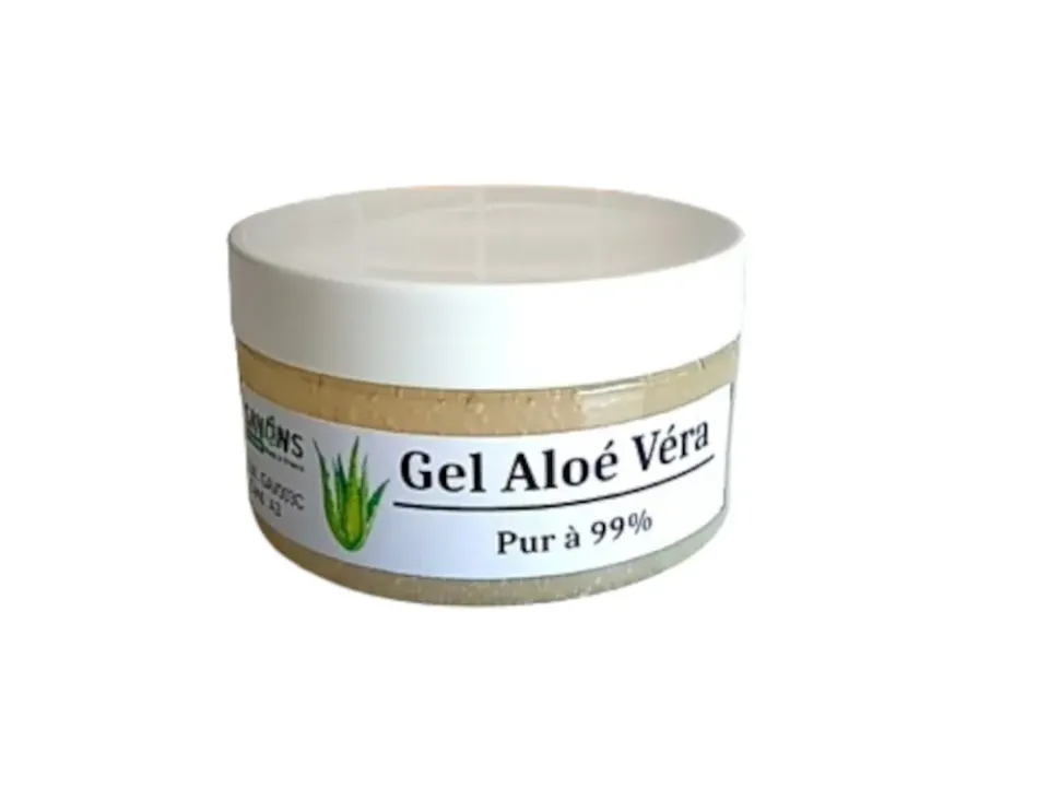 Savons d’Auxy gel aloe vera pot 100g après-soleil rasage