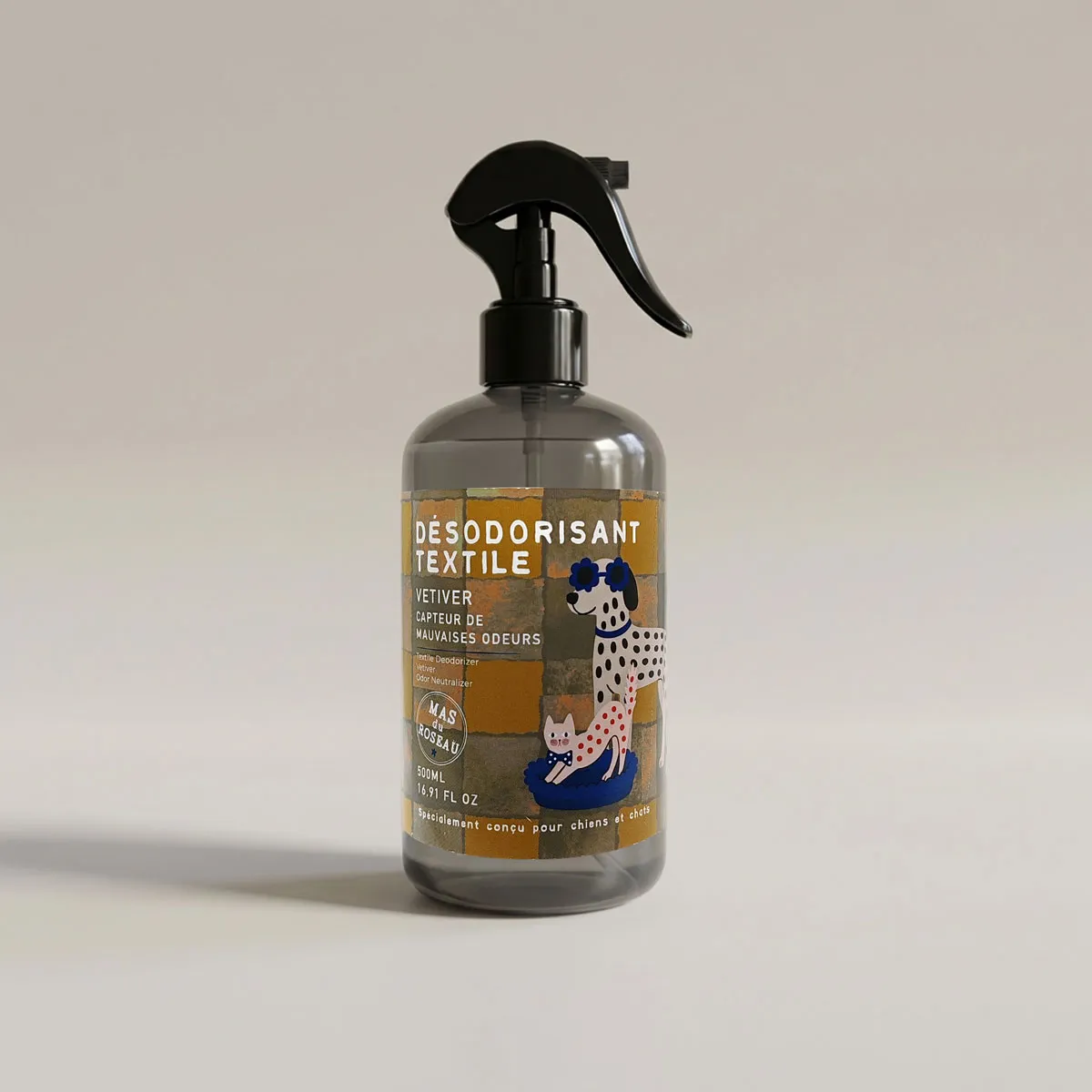 Mas du Roseau Wouf & Co désodorisant textile vétiver