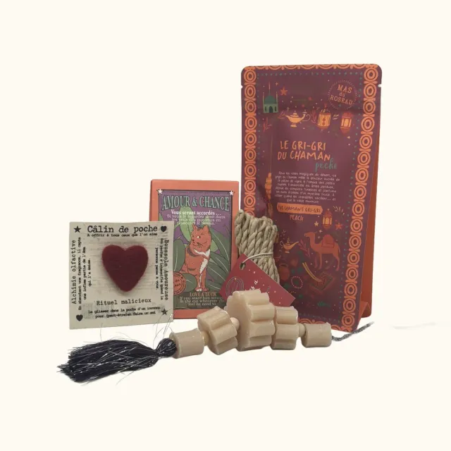 Mas du Roseau Pachamama Coffret Gri-Gri du Chaman pêche de vigne