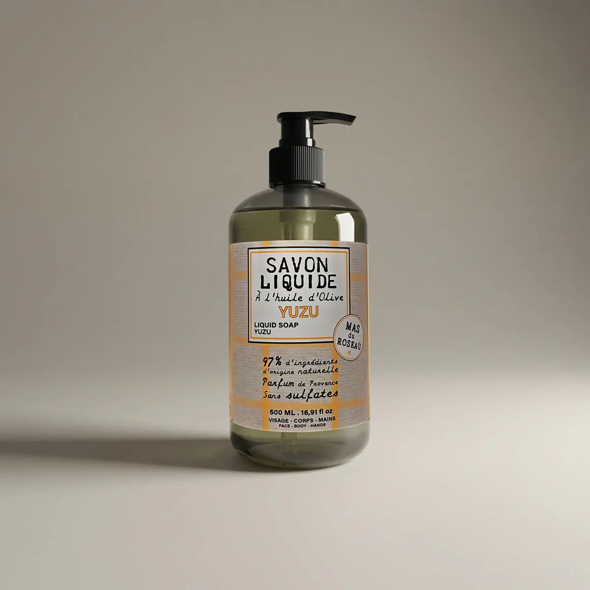 Mas du Roseau Philosophie Savon liquide yuzu citronné