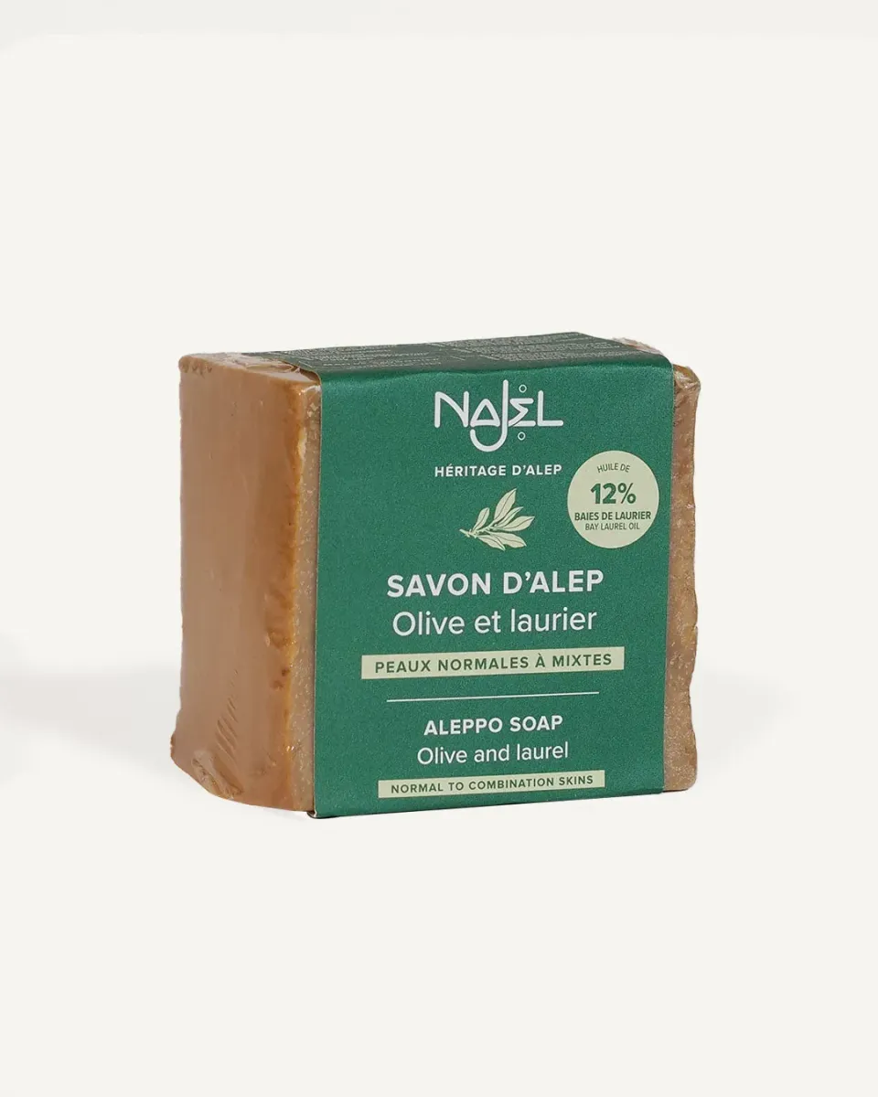 Najjar savon d’Alep 12% laurier 180g traditionnel