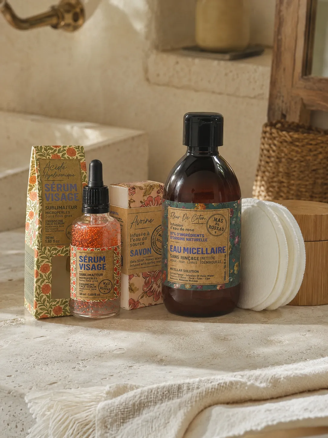 Mas du Roseau Infusions coffret Éclat Sublime 4 soins avoine
