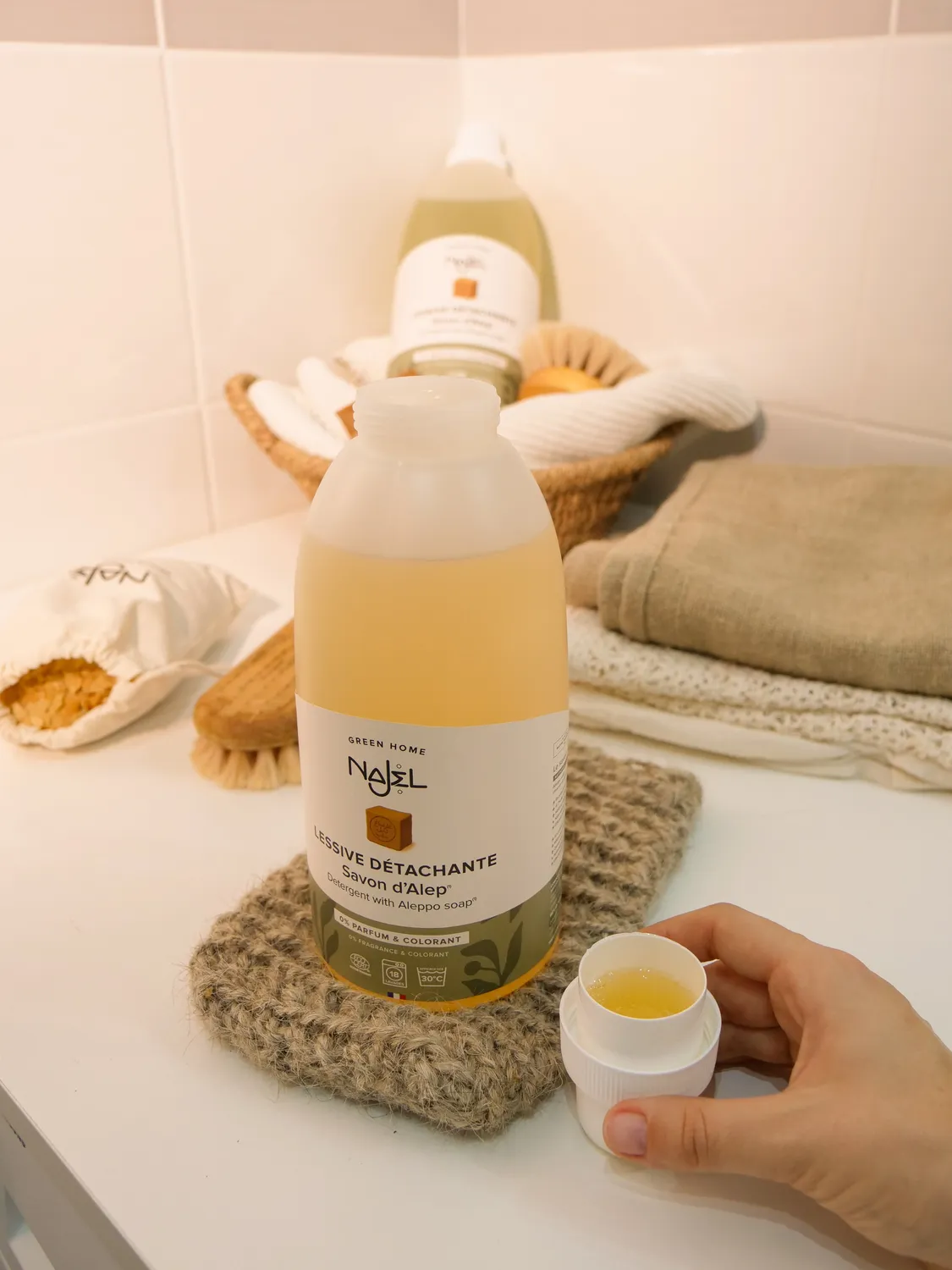 Najel lessive savon d’Alep sans parfum 2L Ecocert