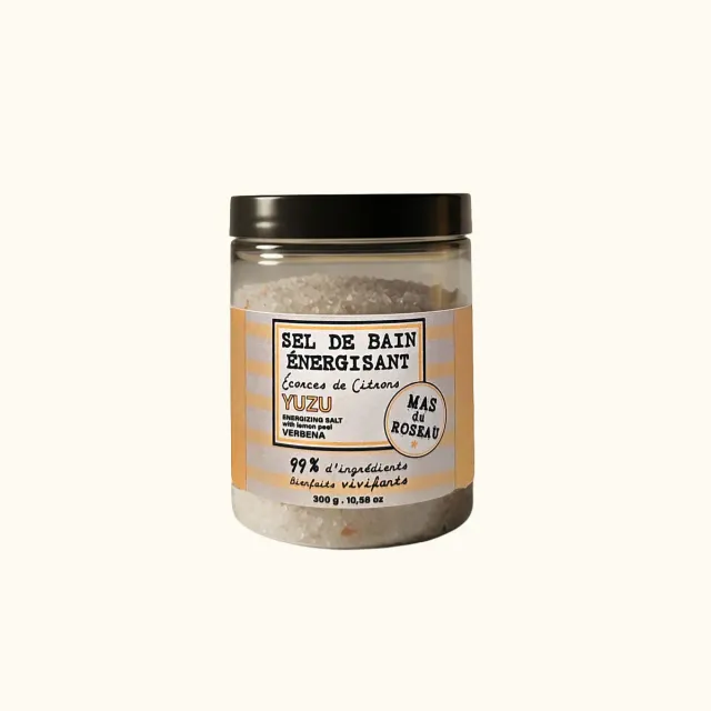 Mas du Roseau Philosophie sel de bain Yuzu citron énergisant