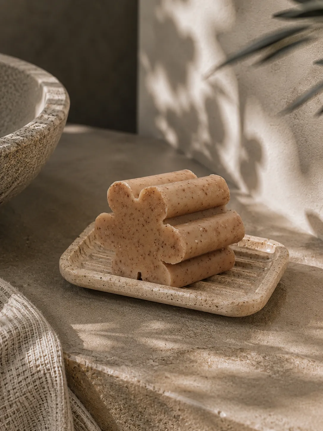 Mas du Roseau Libre peau d’orange savon exfoliant café