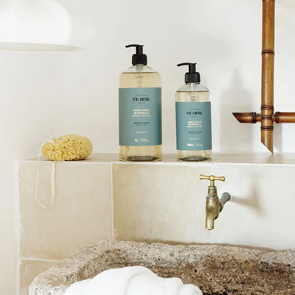 Savonnerie Fer à Cheval Embruns & Cédrat savon liquide 1L frais