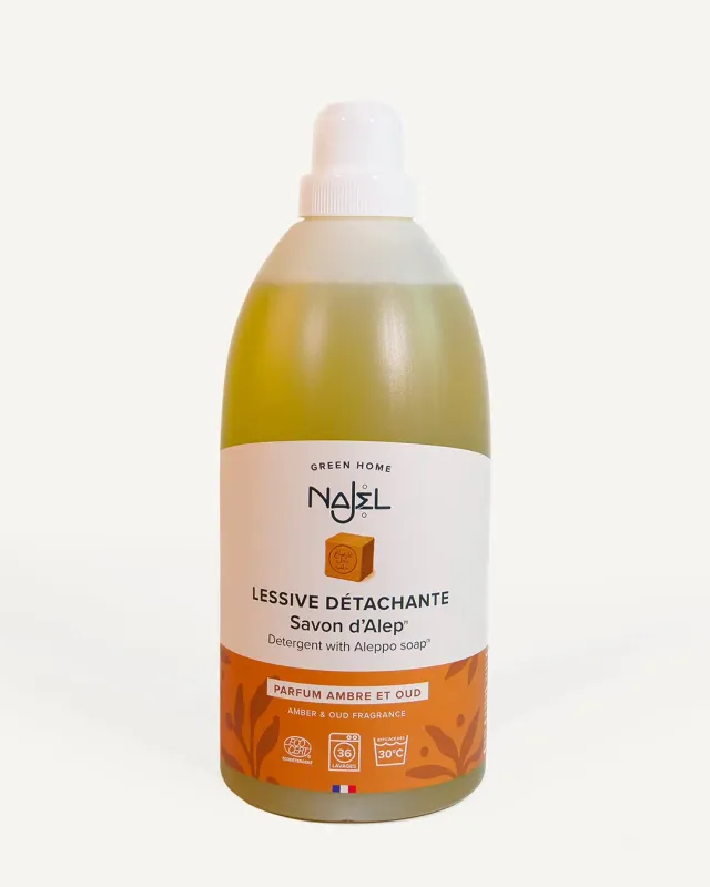 Najjar savon d’Alep lessive ambre et oud 1 L