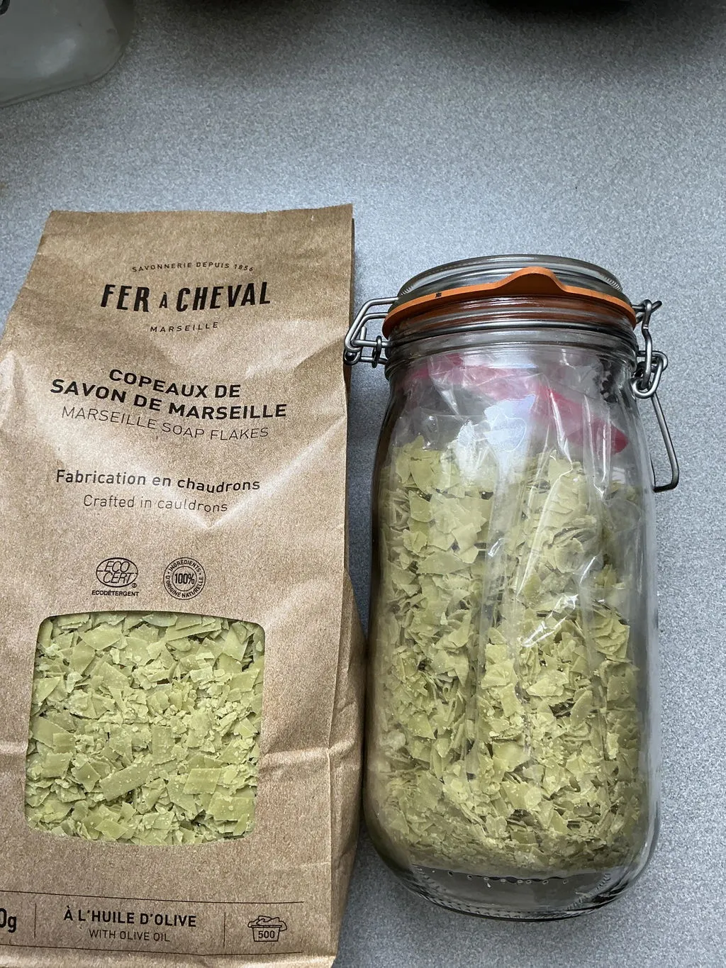 Fer à Cheval Copeaux Marseille Pur Olive 750 g lessive
