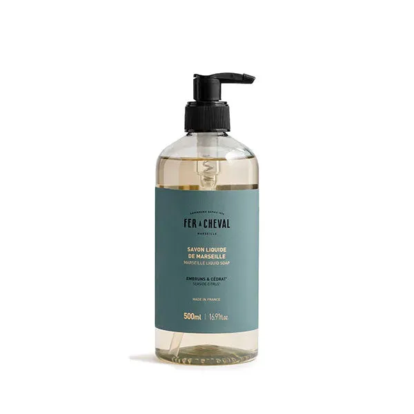 Savonnerie Fer à Cheval Embruns & Cédrat savon liquide 500ml frais
