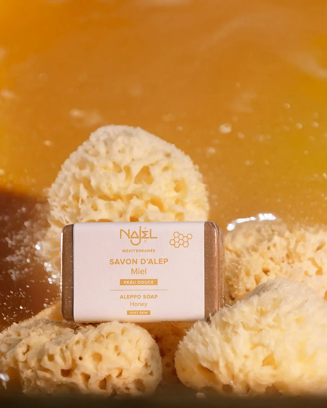 Najel savon d’Alep parfum miel 100g