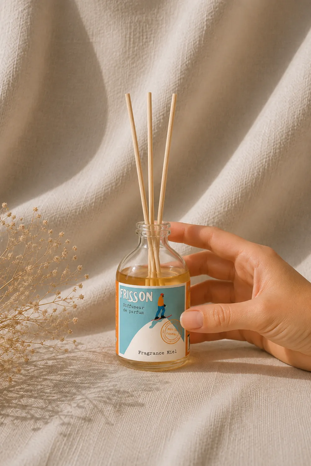 Mas du Roseau Frisson diffuseur parfum miel