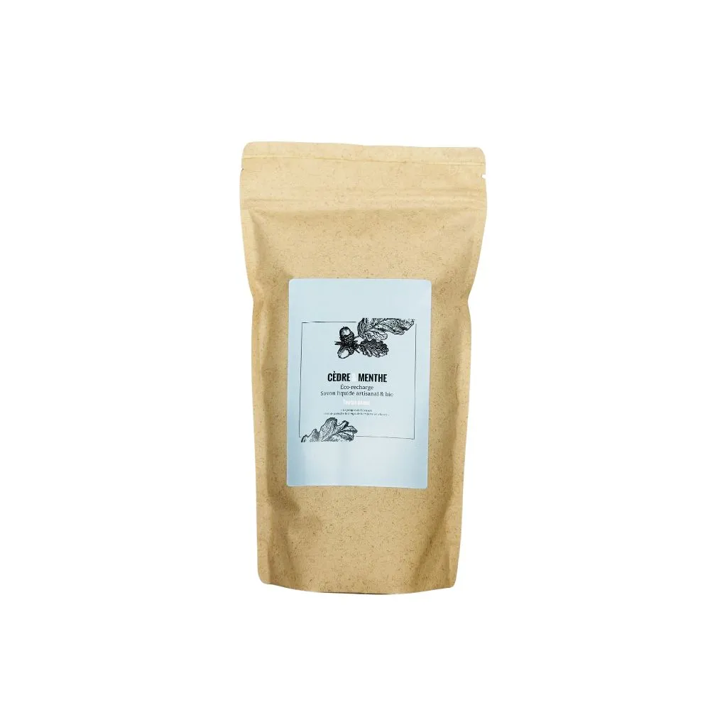Savonnerie Buissonnière Cèdre Menthe savon liquide bio toutes peaux