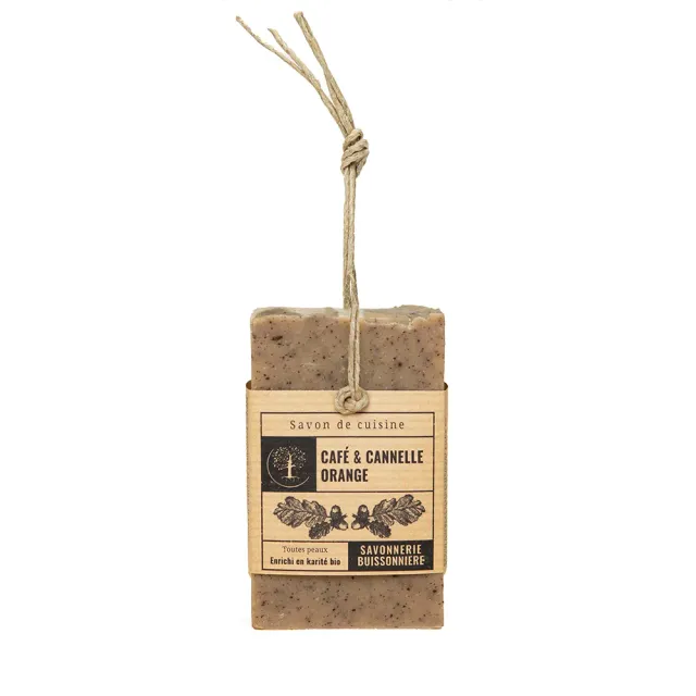 Savonnerie Buissonnière savon cuisine bio café cannelle 100g