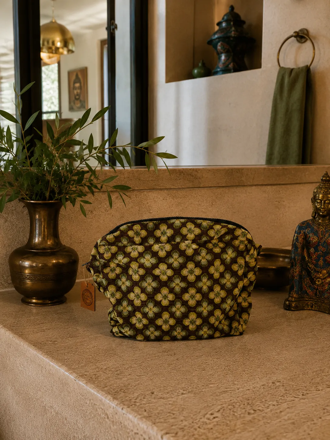 Mas du Roseau Mega trousse trèfle grand format voyage