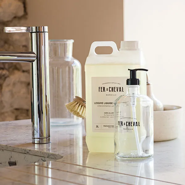Savonnerie Fer à Cheval Liquide Vaisselle 2L olive provençale