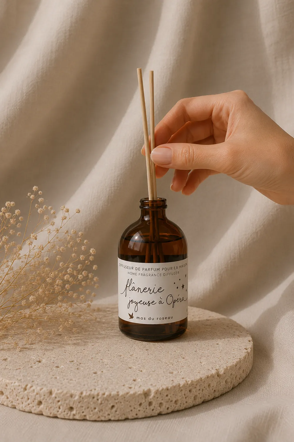 Mas du Roseau Opéra diffuseur de parfum gourmand
