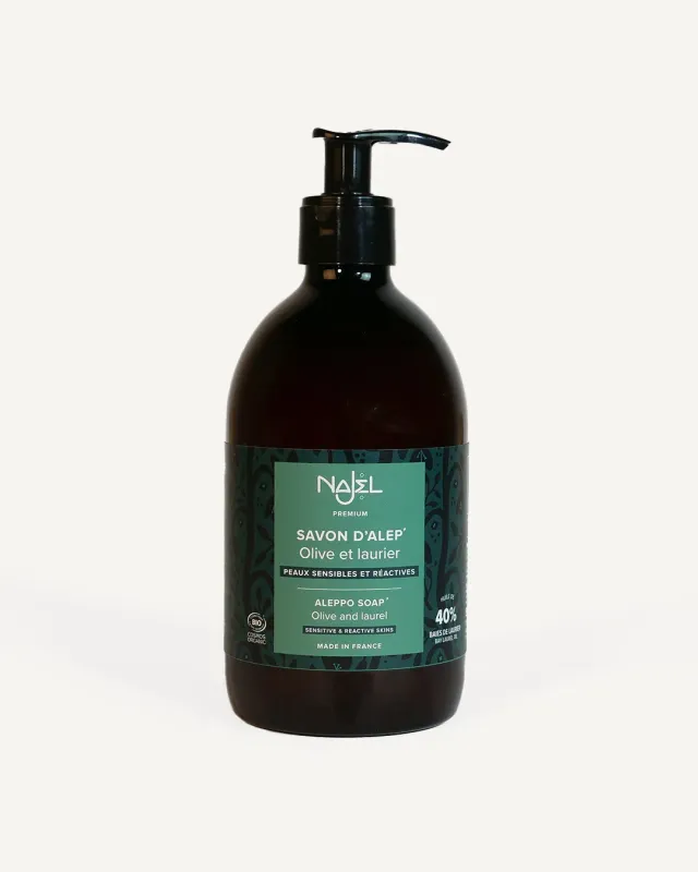 Laboratoire Najjar Savon d'Alep liquide 40% laurier 500ml