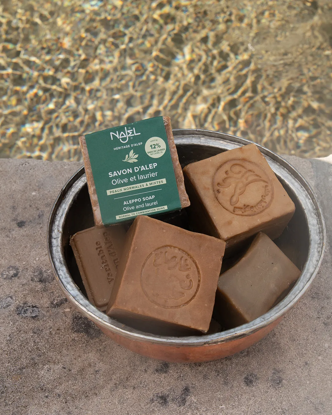 Najjar savon d’Alep 12% laurier 180g traditionnel