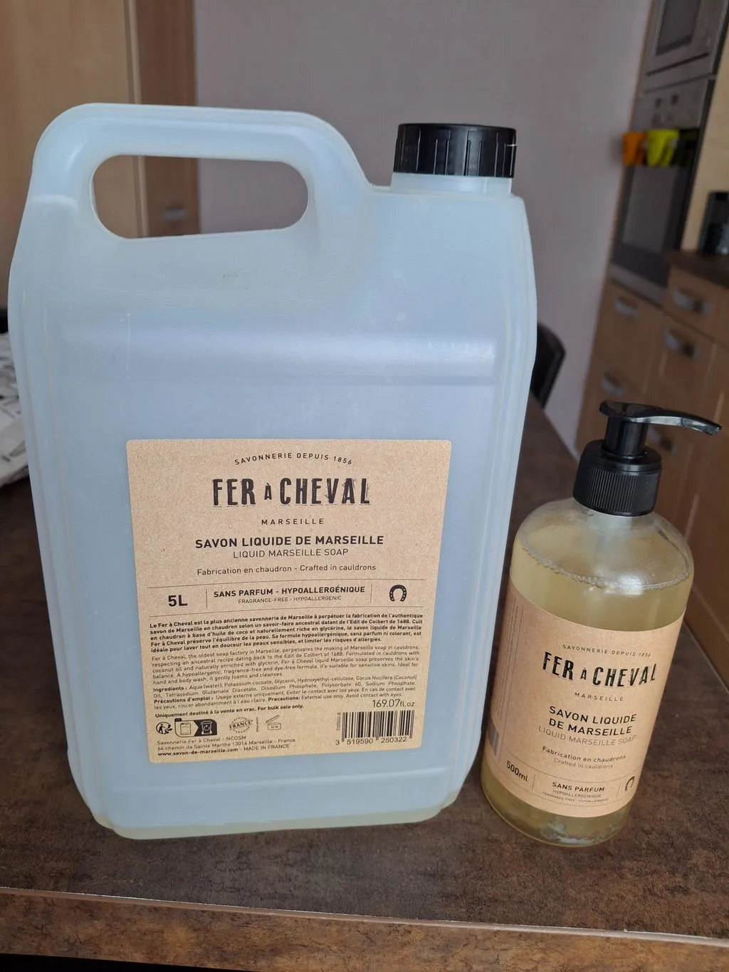 Fer à Cheval Savon Liquide de Marseille savon liquide 500ml sans parfum