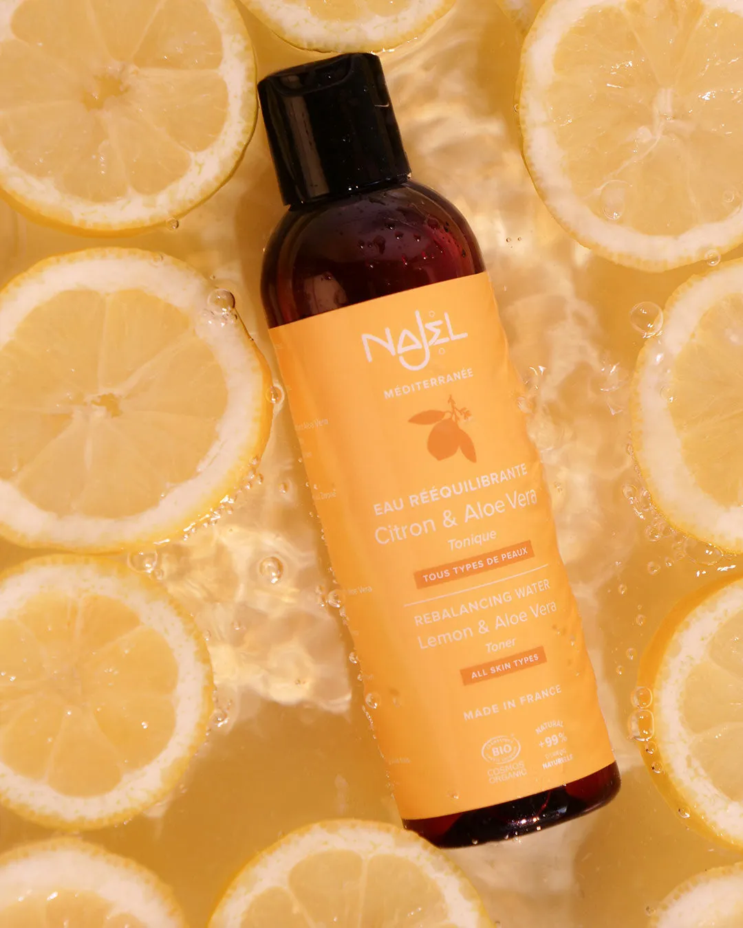 Najel eau tonique citron aloe vera visage 200ml