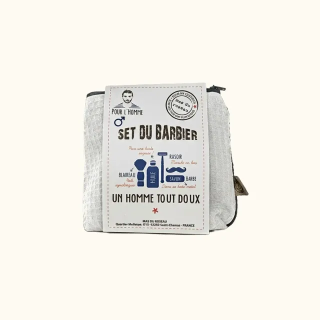 Mas du Roseau Set du Barbier coffret rasage bois