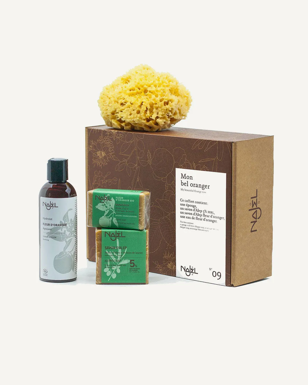 Najel Mon Bel Oranger coffret savon Alep fleur oranger