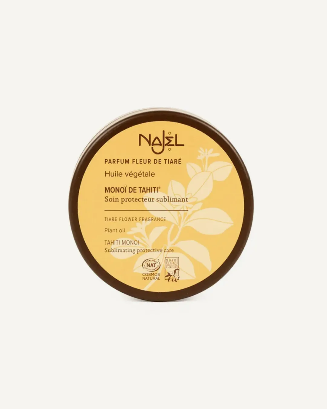 Laboratoire Najjar Huile de Monoï de Tahiti 125ml fleur tiaré
