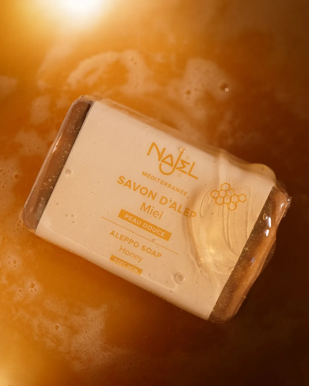 Najel savon d’Alep parfum miel 100g