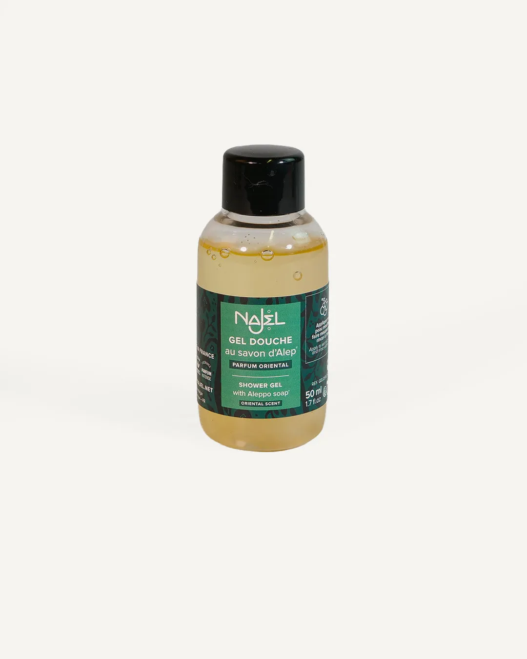 Najel gel douche oriental soin 50 ml échantillon ambré