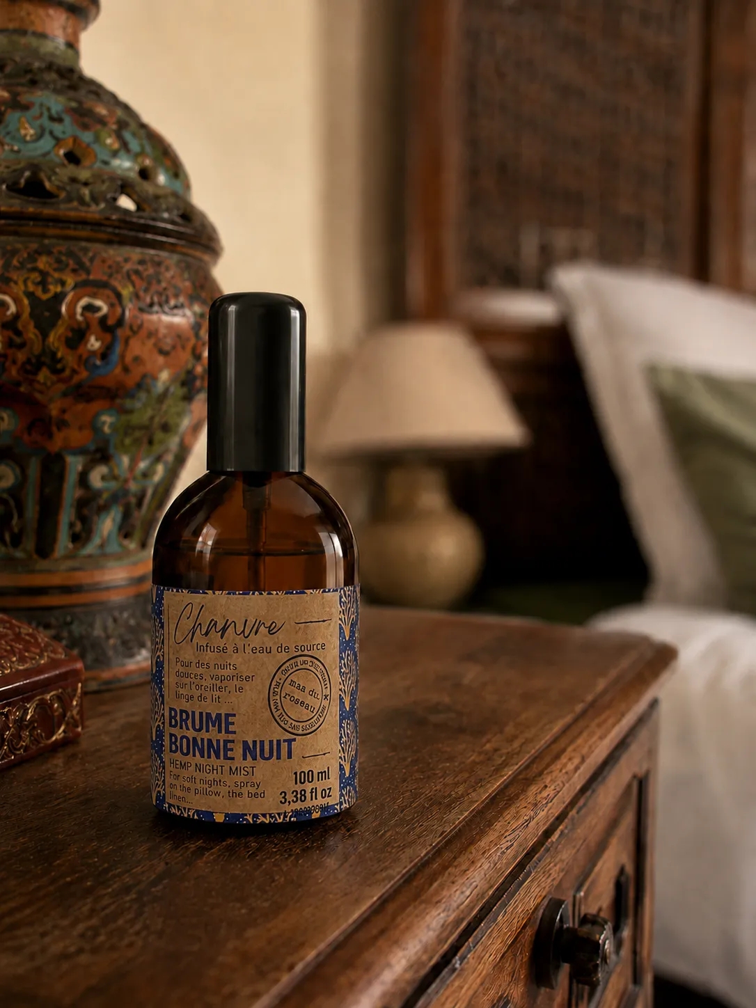 Mas du Roseau Infusions brume oreiller Chanvre verte
