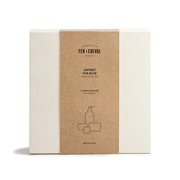 Fer à Cheval 100% Pur Olive coffret savons 4 pièces olive