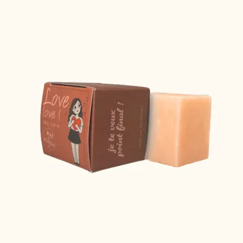 Mas du Roseau Pépites Cube Love savon 100 g pêche de vigne