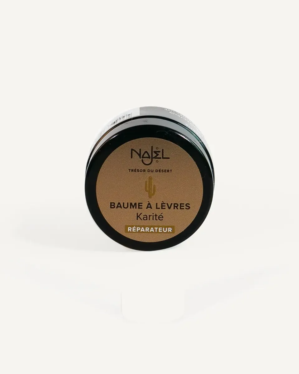 Najel Baume à lèvres sans parfum pot verre 12g bio