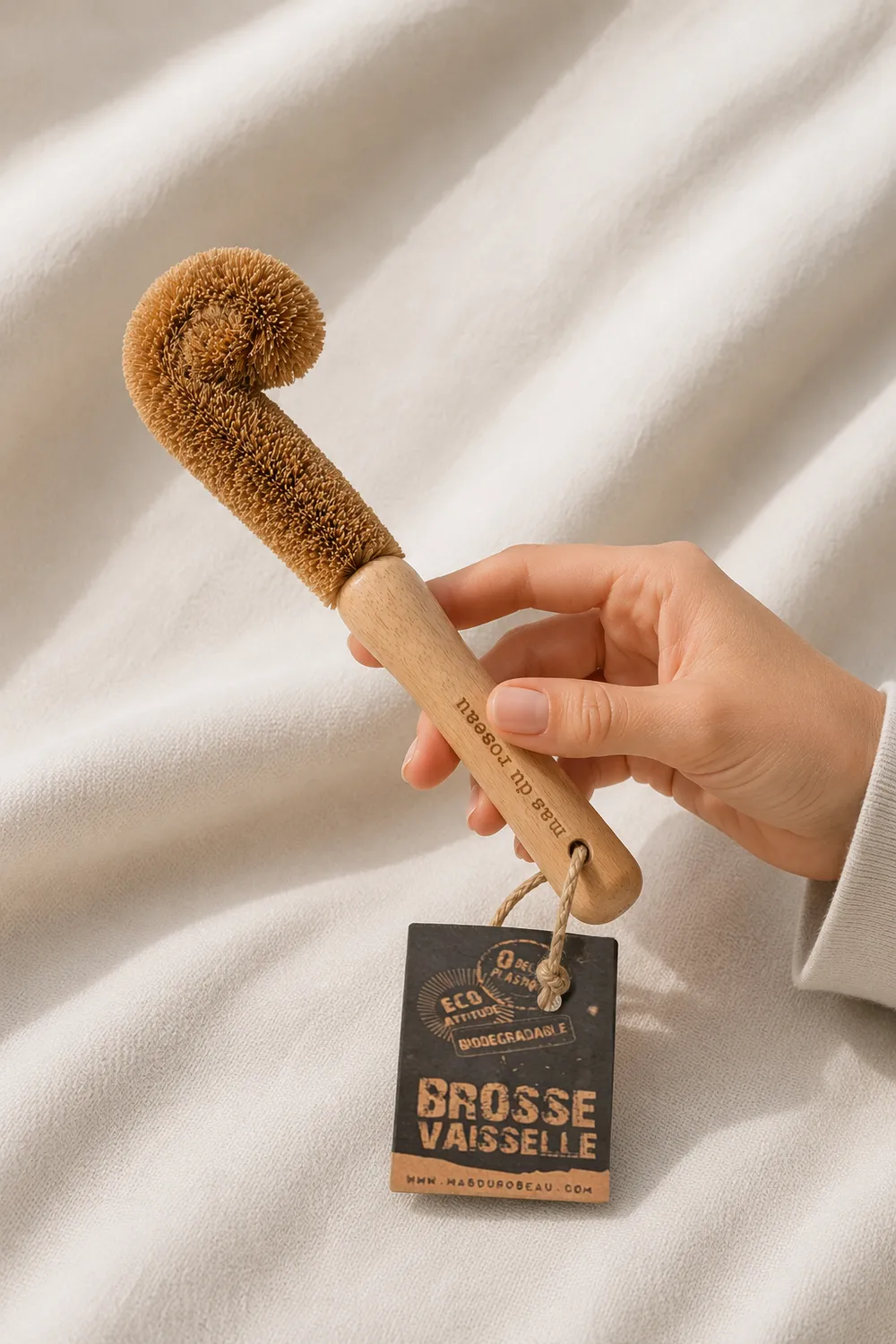 Mas du Roseau Éco&Bô Brosse Vaisselle Coco fibres naturelles