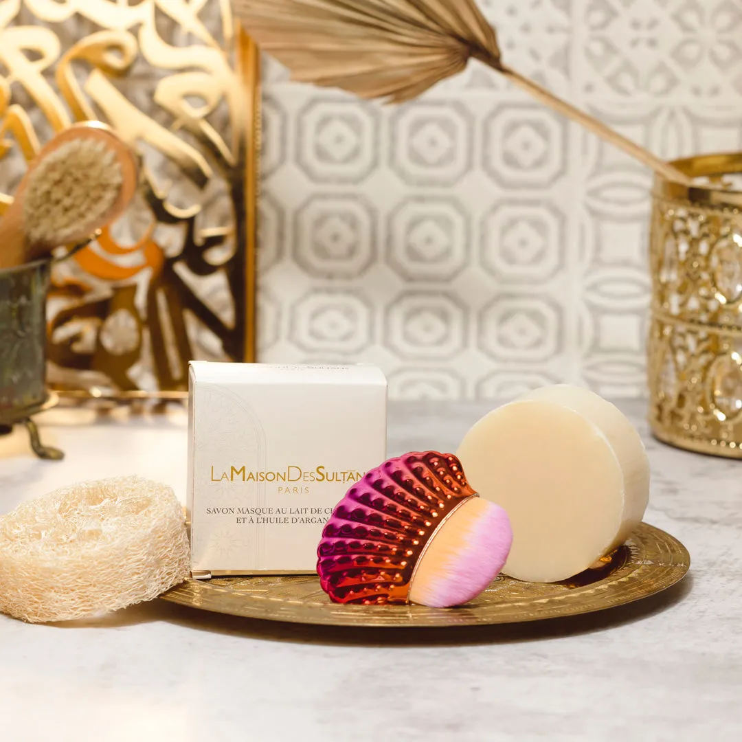 La Maison des Sultans Coquillage pinceau masque et blush large