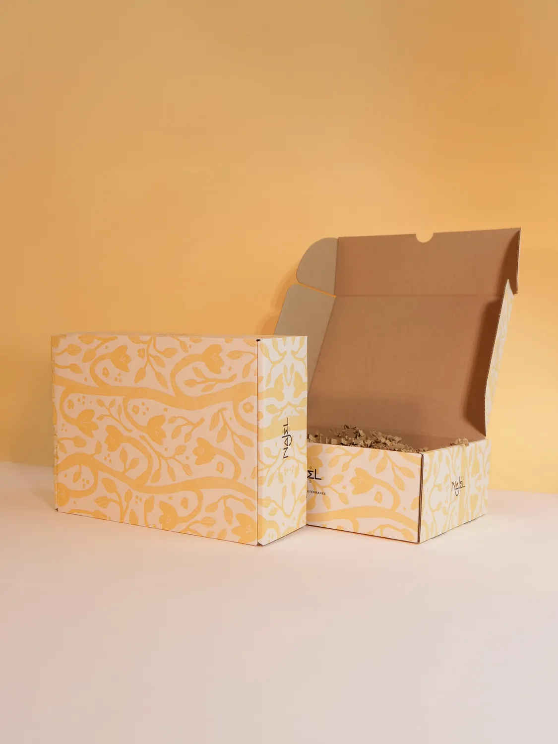 Laboratoire Najjar boîte cadeau beige coffret vide 6 produits