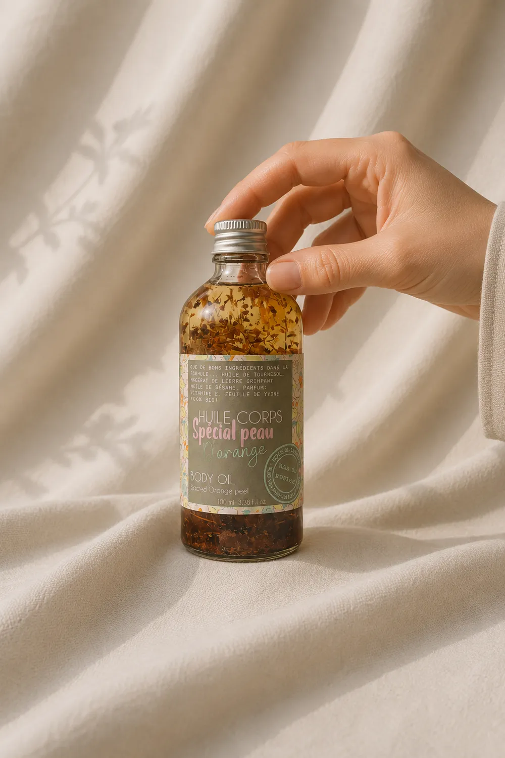 Mas du Roseau Libre peau d'orange huile corps massage