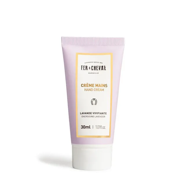 Savonnerie Fer à Cheval Lavande Vivifiante crème mains 30ml